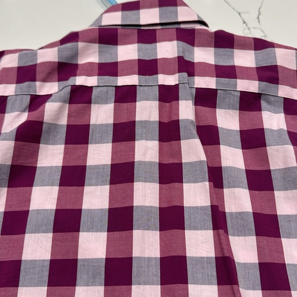 Youth boys purple/pink button up dress shirt C2 by Calibrate size 10 - Picture 4 of 4
